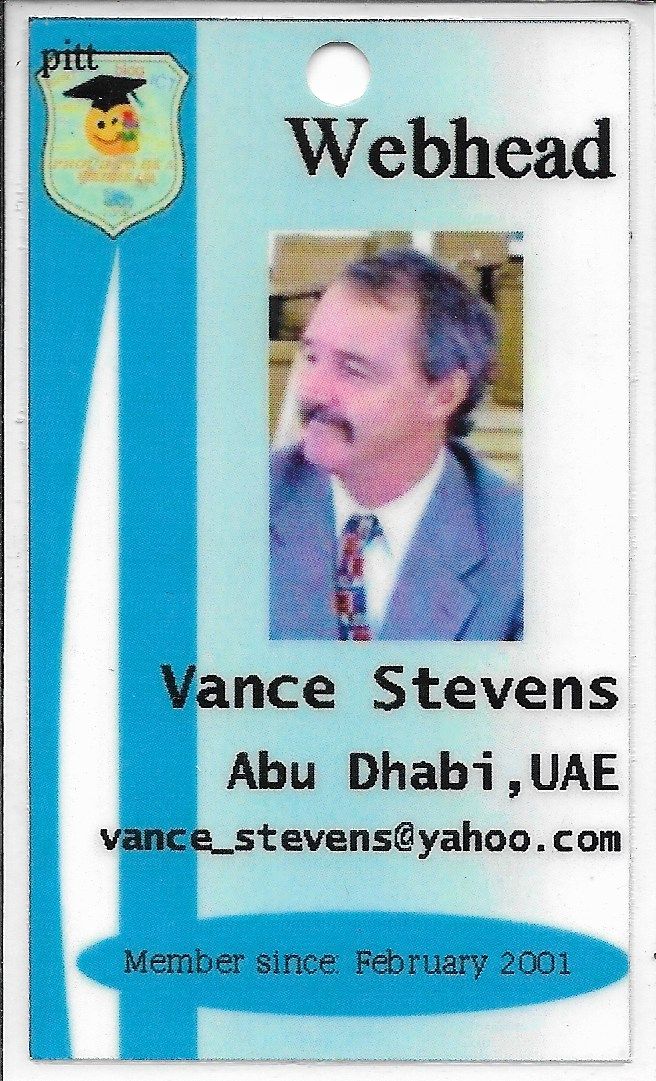 Webheads ID card from 2003